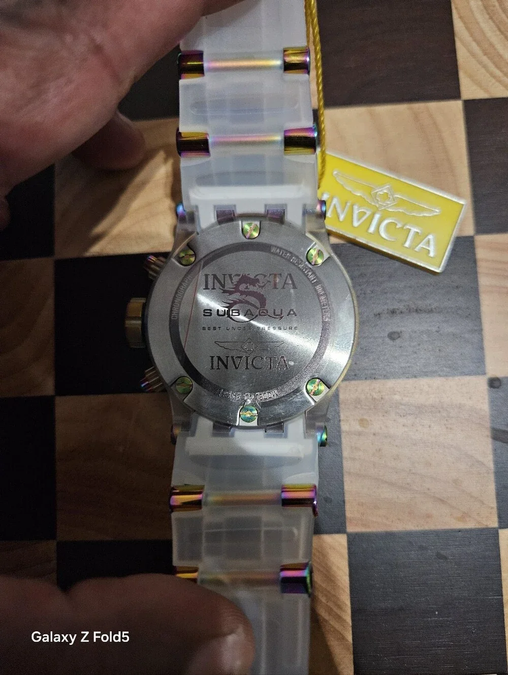 Invicta Subaqua 52mm Watch With Abalone Dial